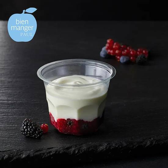 Le fromage blanc fruits rouges