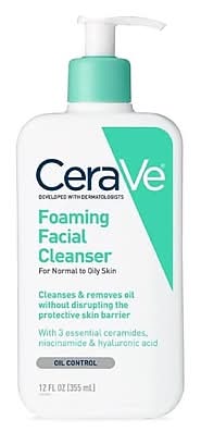 CeraVe Hydrating Foaming Cleanser for Oily Skin, 12 oz. (S3950311)