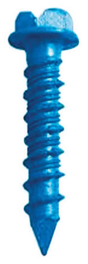 Tapcon 3/16 In. D X 2-3/4 In. L Steel Hex Head Concrete Screw Anchor 75 Pk