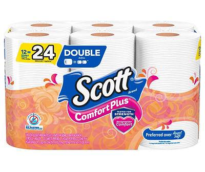 Scott Comfort Plus Double Roll Toilet Paper
