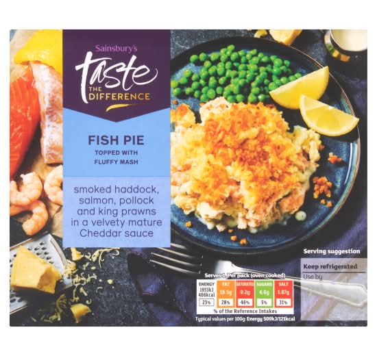 Sainsbury's Taste the Difference Fish Pie (400g)