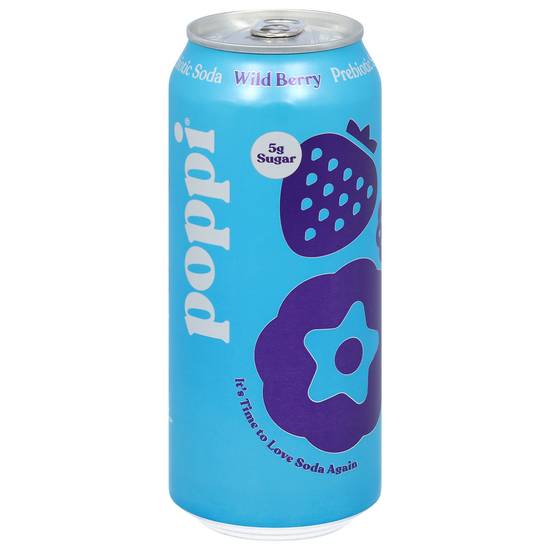 Poppi Soda (16 fl oz) (wild berry)