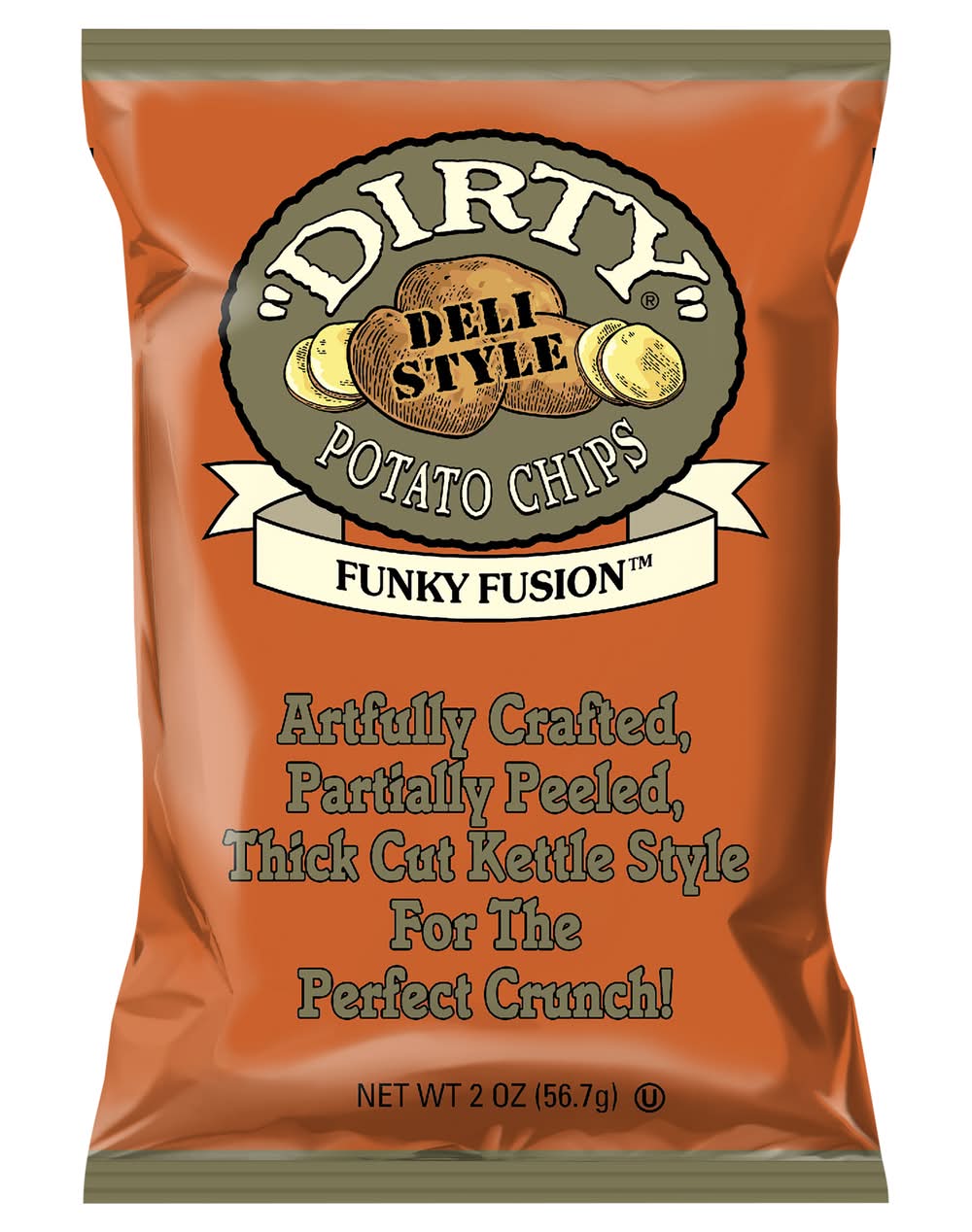 Dirty Funky Fusion Deli Style Potato Chips (2 oz)