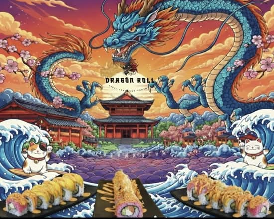 Dragón Roll Sushi (Merida)