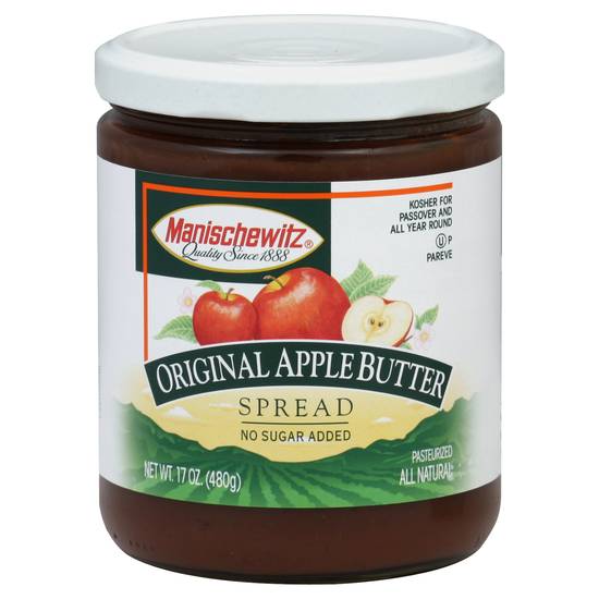 Manischewitz Apple Butter No Sugar Added (17 oz)