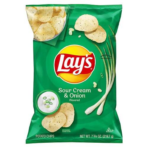 Order F/LAY LAYS SOUR CREAM AND ONION 7.75OZ food online from Walgreens store, Roswell on bringmethat.com