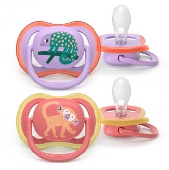 Chupete de silicona anatómico ultra air Philips Avent 2 ud.