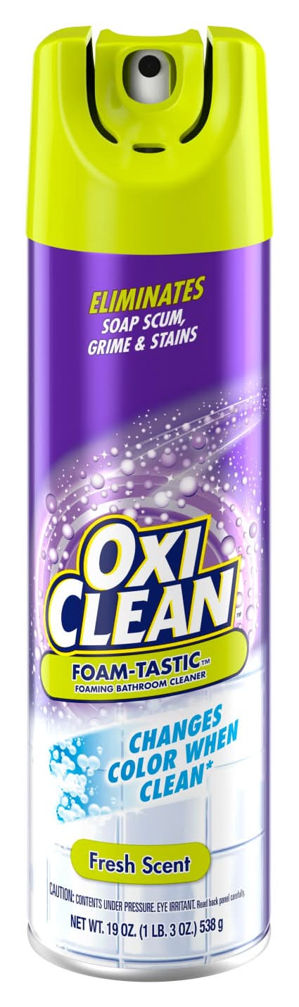 Kaboom Oxi Clean Foam Tastic Bathroom Cleaner, Fresh (19 oz)