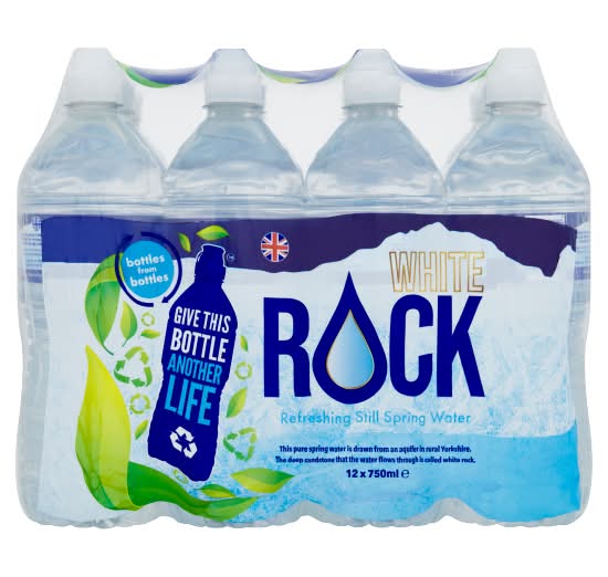White Rock Sports Refreshing Still Spring Water (12 x 750ml)