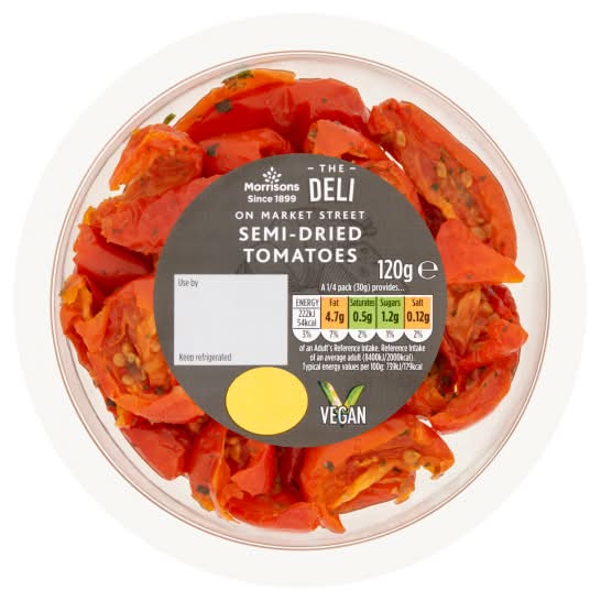 Morrisons The Deli on Market Street Semi-Dried Tomatoes (120g)