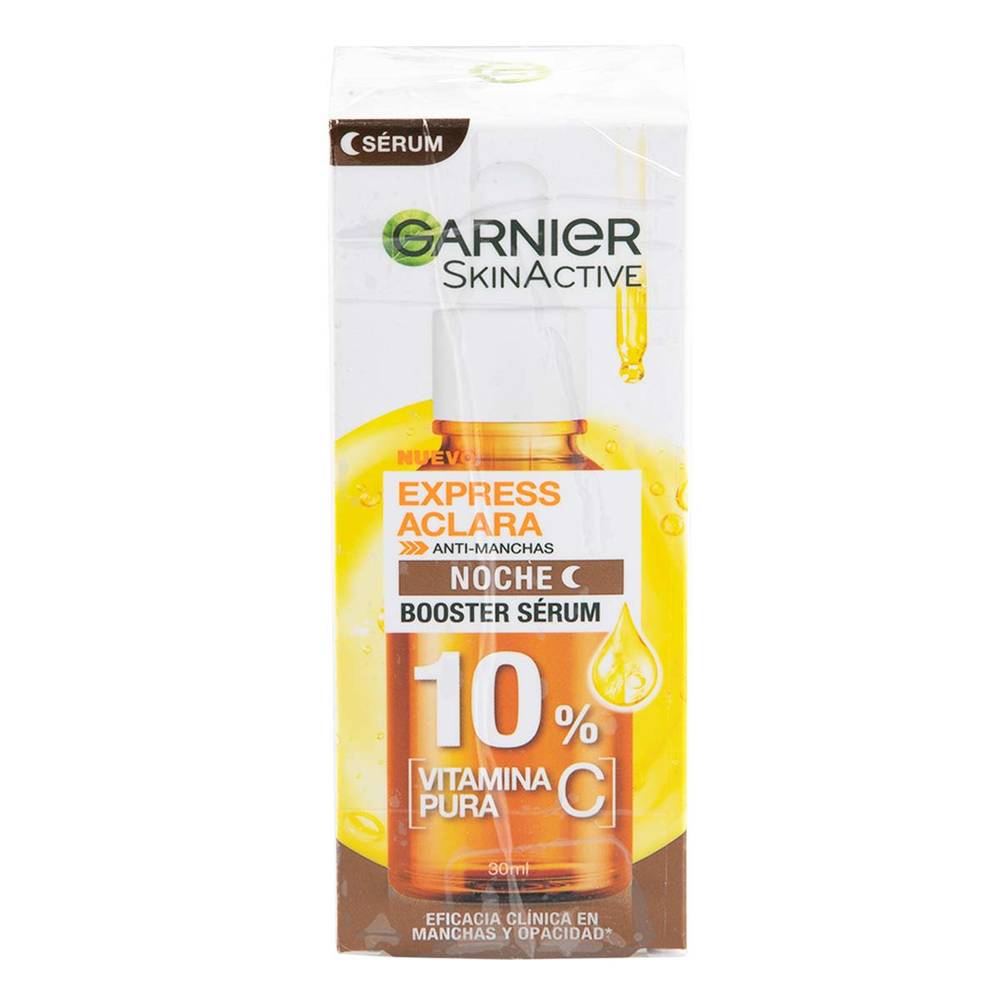 Garnier · Sérum express aclara noche vitamina c 10% (30 ml)