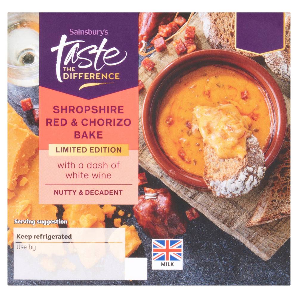 Sainsbury's Taste the Difference Limited Edition Shropshire Red & Chorizo Bake 1 (150g)