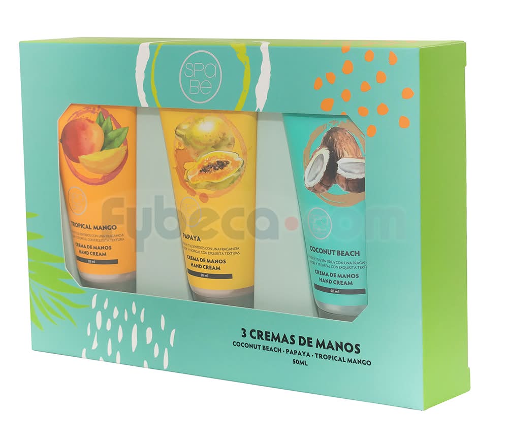 Set Mujer Spa Be Crema De Manos Coco X3 295445