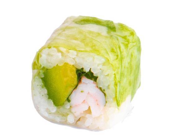 Spring roll's crevette avocat menthe coriandre