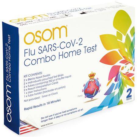 Osom Flu Sars Cov-2 Combo Home Test Kit