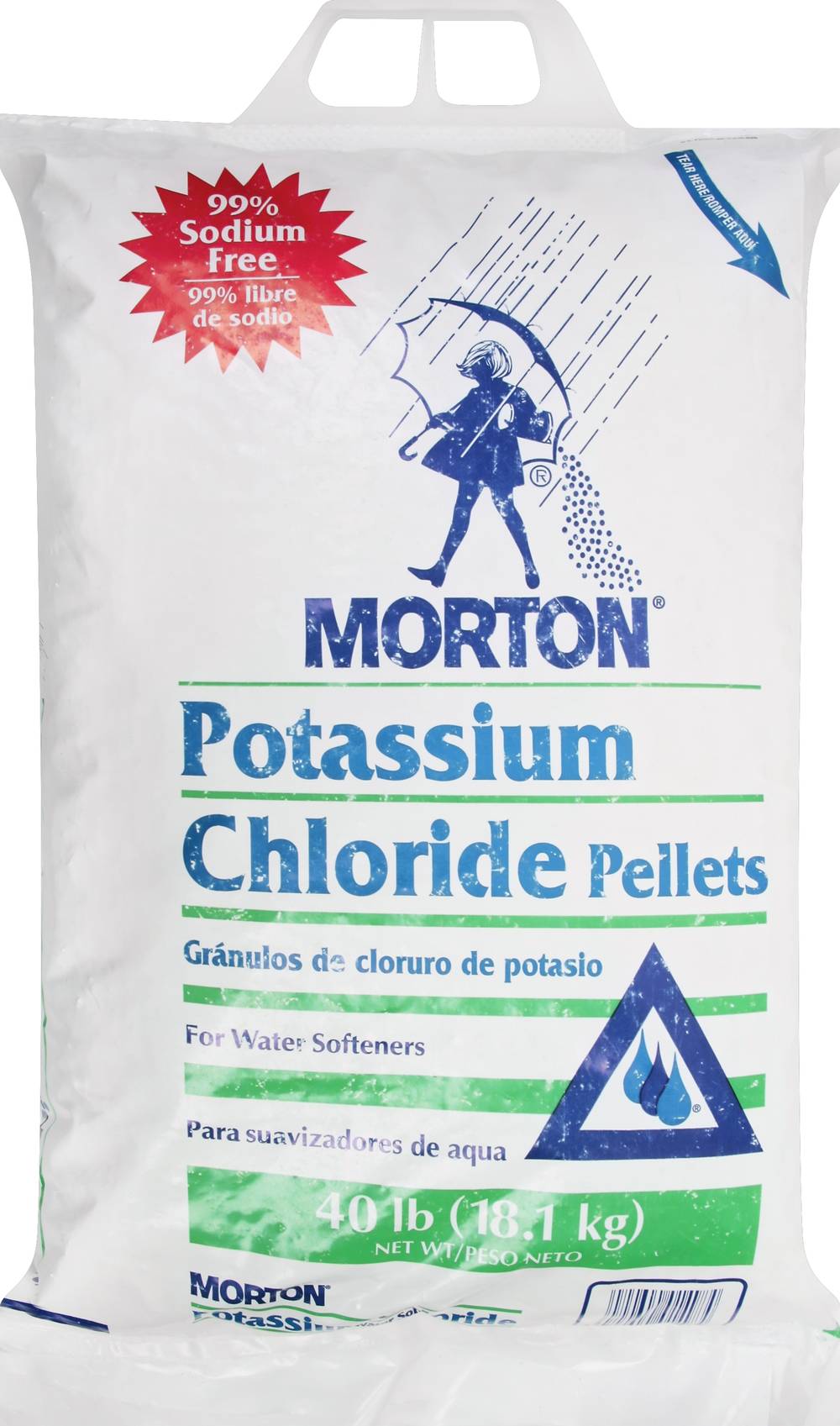 Morton Potassium Chloride Pellets (40.01 lbs)