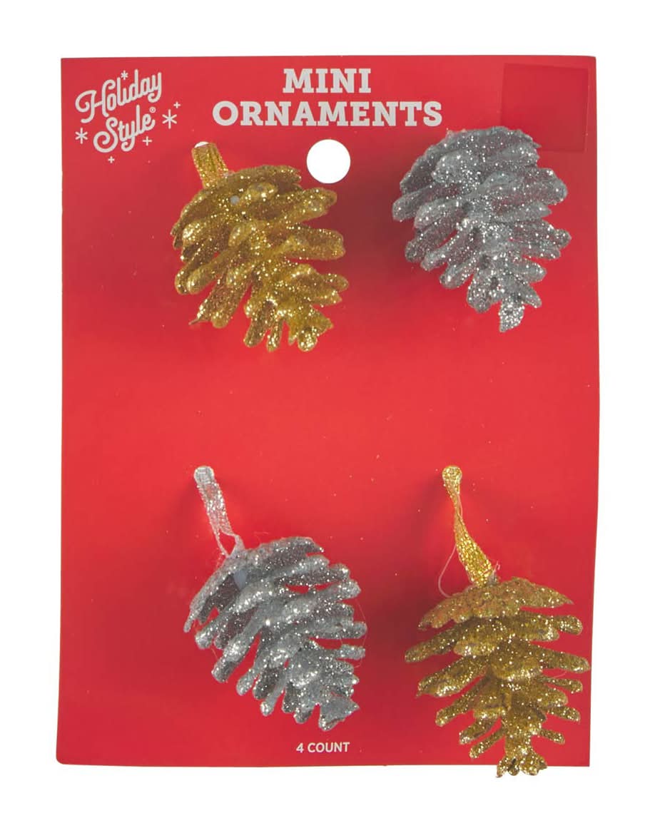 Holiday Style Christmas Mini Ornaments Assorted