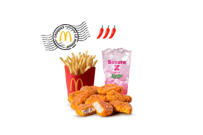 9 SPICY CHICKEN McNUGGETS®