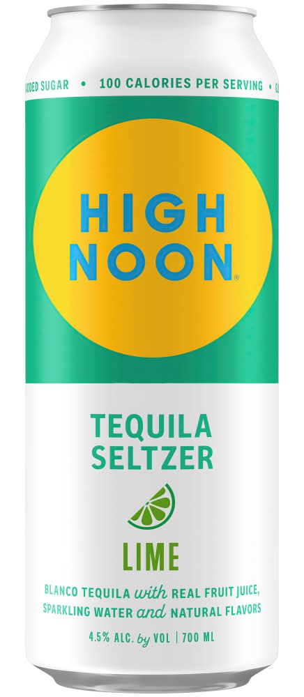 High Noon Tequila Hard Seltzer, Lime (700 ml)