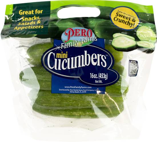 Pero Family Farms Mini Cucumbers (16 oz)