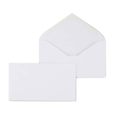 Staples Gummed #6 3/4 Business Envelopes, 3 5/8 x 6 1/2, White, 125/Box (50309/473922/19)