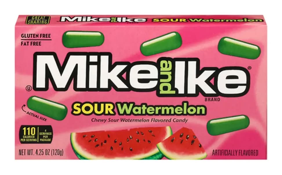 Mike and Ike Sour Watermelon Candy