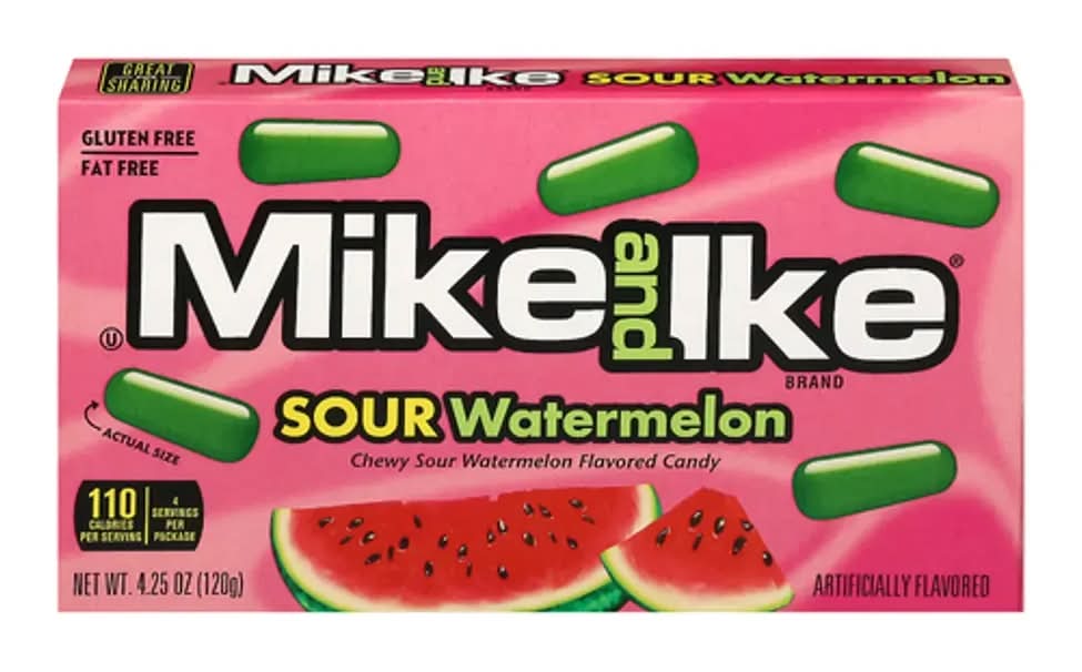 Mike and Ike Sour Watermelon Candy