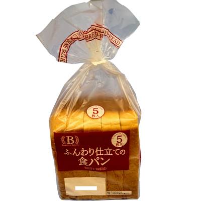 Ｂ＆Ｂ　ふんわり仕立ての食パン　５枚入