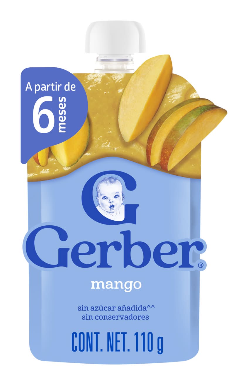 Gerber · Junior papilla, mango, A partir de 12 meses (110 g)