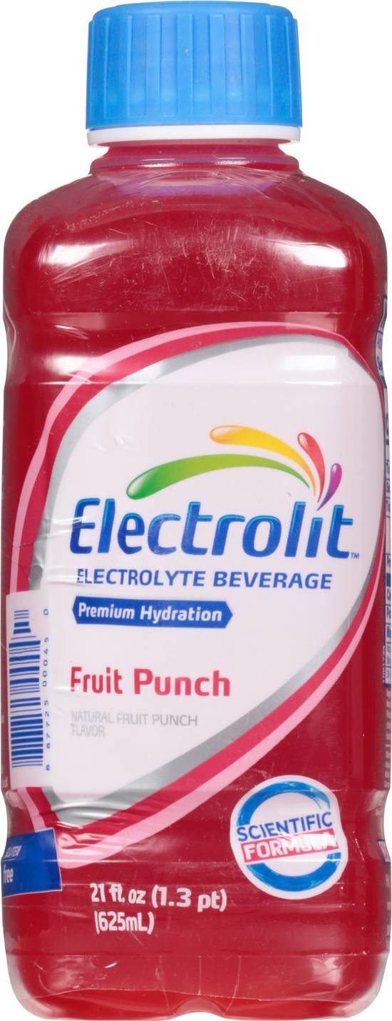 Electrolit Premium Hydration Fruit Punch Electrolyte Beverage (21 fl oz)