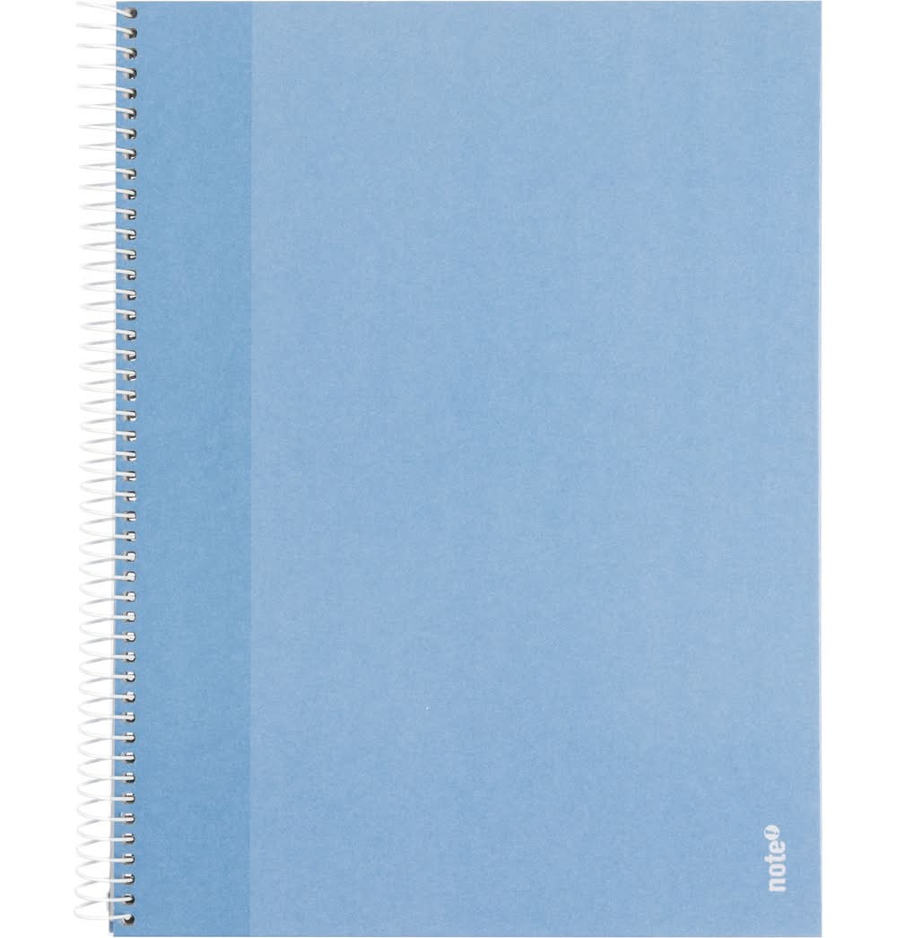 Caderno Espiral A4 Capa Dura Pautado 100 Folhas Azul Colours