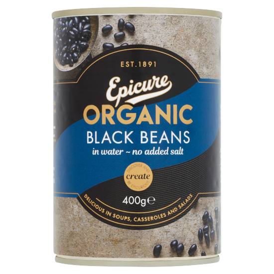 Epicure Organic Black Beans In Water