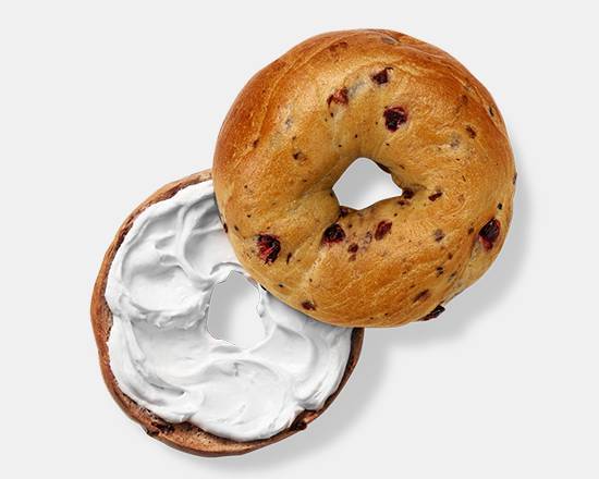 Blueberry Bagel with Cream Cheese