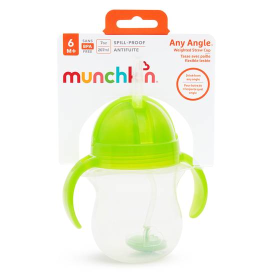 Munchkin 7oz Any Angle Weighted Straw Trainer