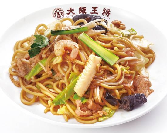 もちもち太麺の炒め焼きそば Tender Thick Noodles Yakisoba