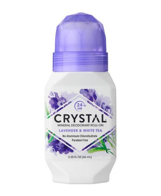 Mineral Deodorant Roll-On Lavender & White Tea (3.5 oz)