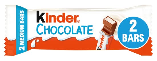 Kinder Medium Chocolate Multipack Bars (2 pack)