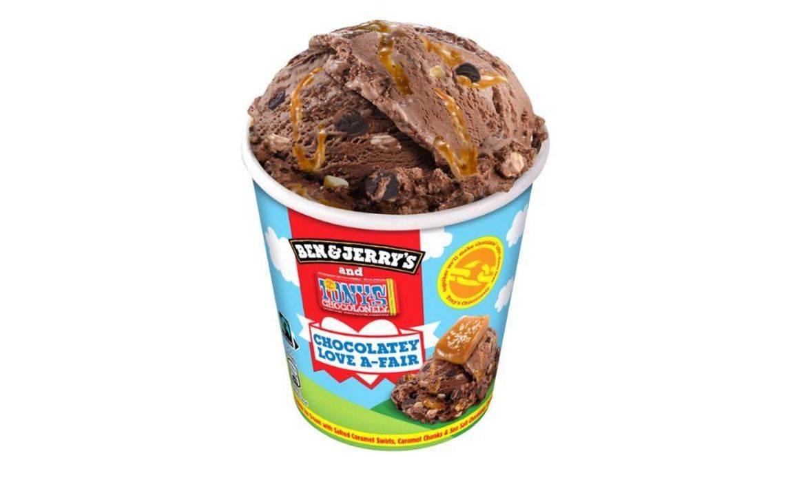 Ben & Jerrys Tony's Chocolately Love A-Fair Ice Cream 465mL Tub