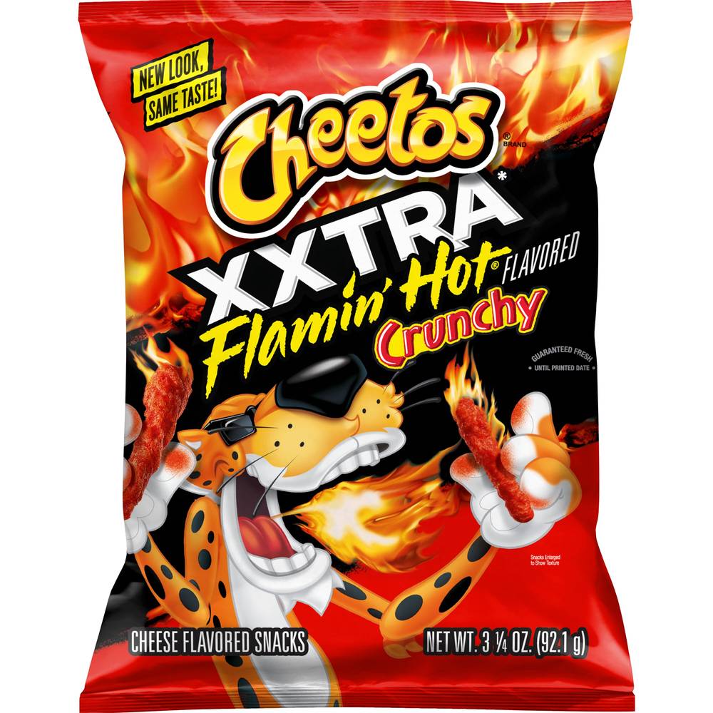 Cheetos Xxtra Flamin Hot Crunchy Snacks (cheese)