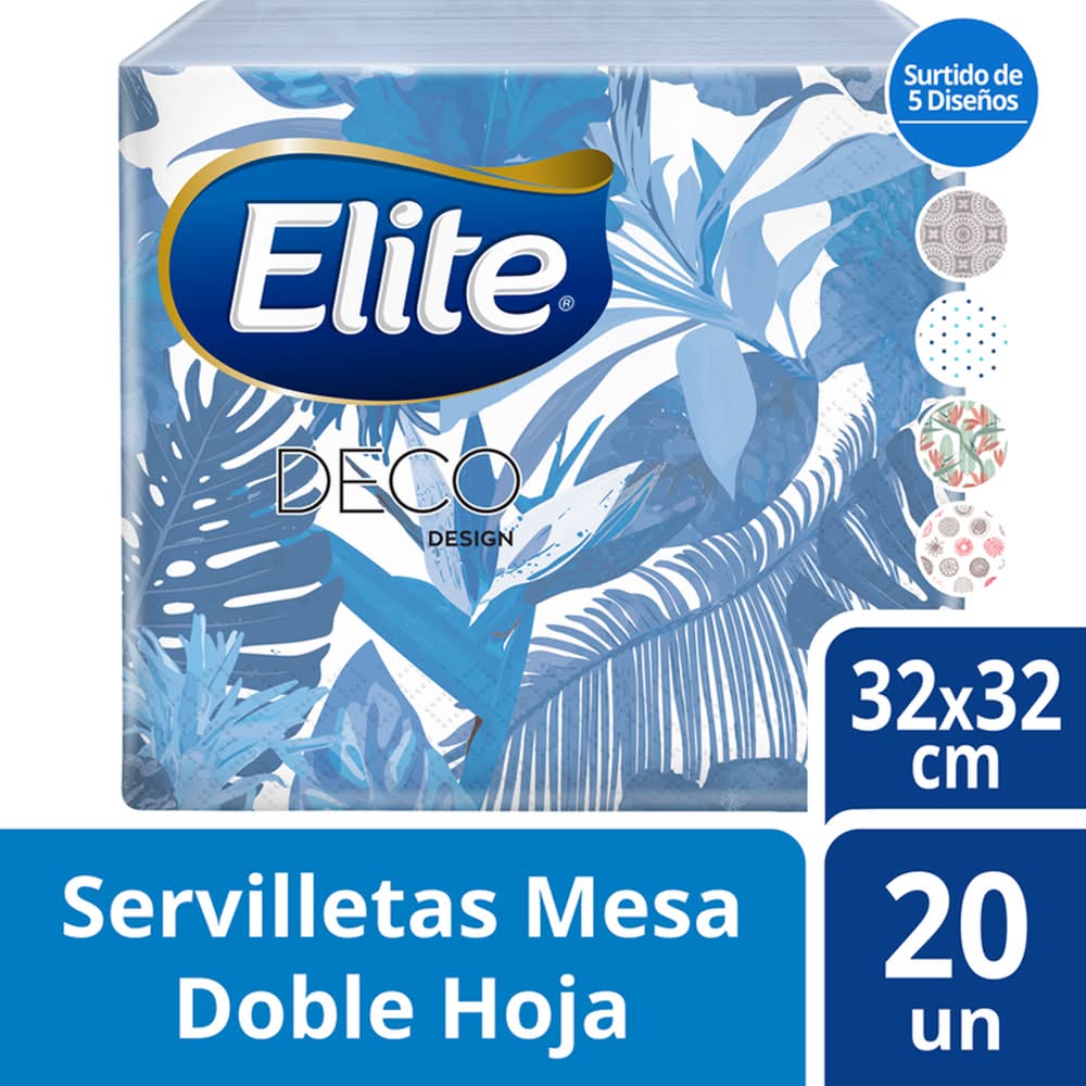 Elite · Servilletas deco design triple hoja (20 un)