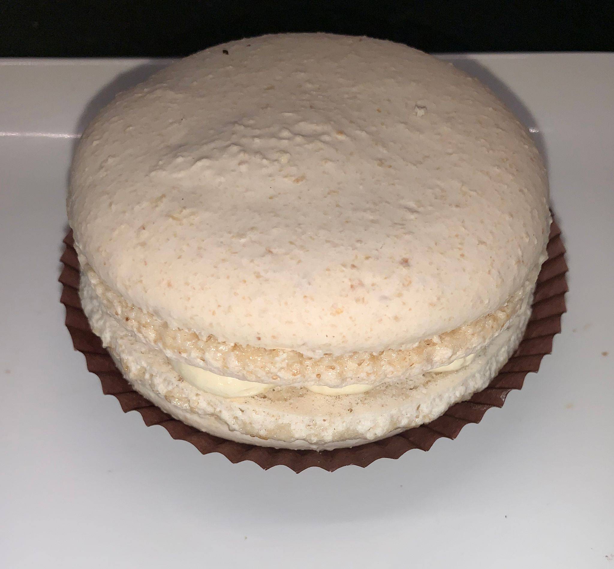 Macaron vanille framboise