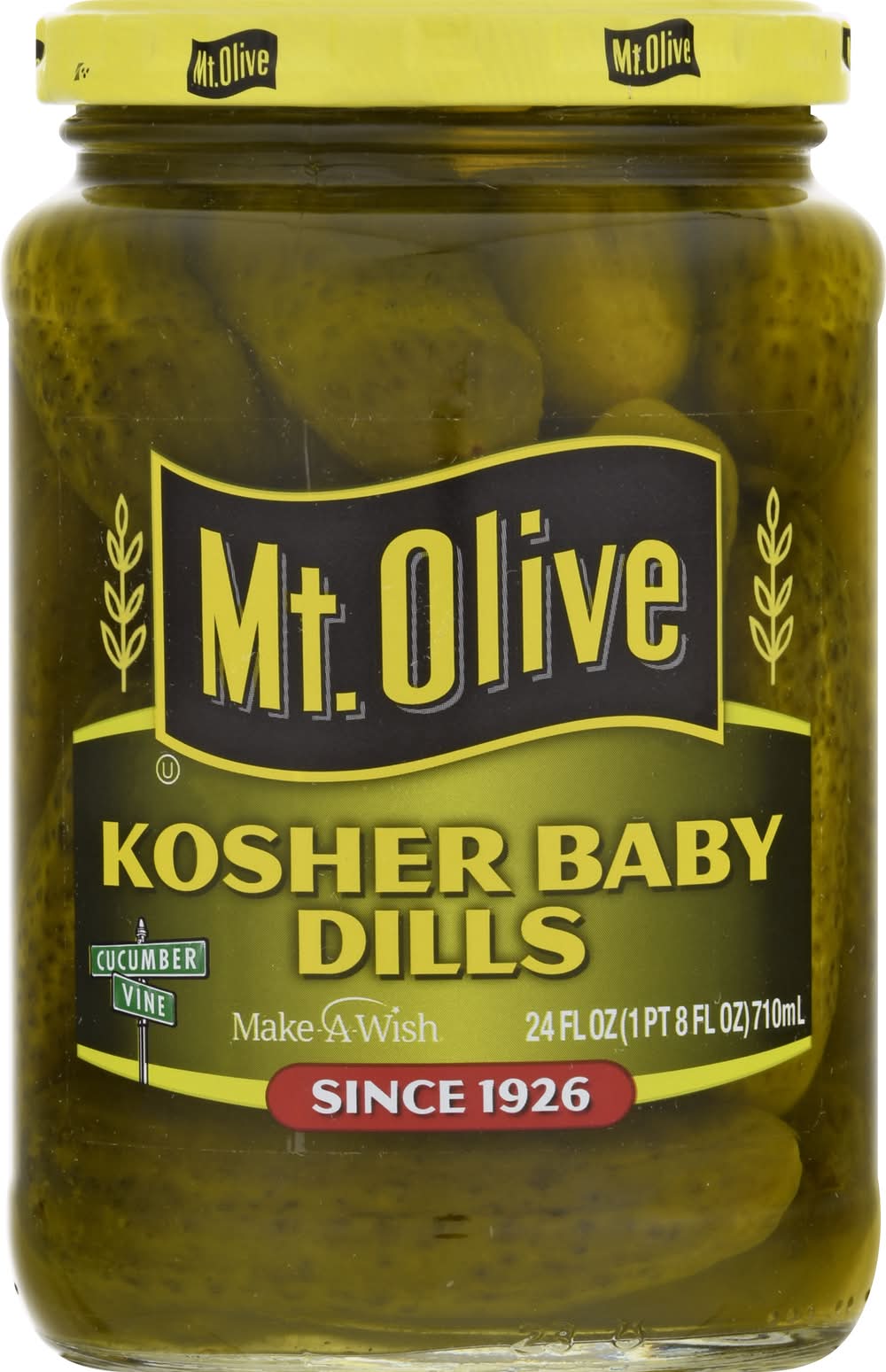 Mt. Olive Kosher Baby Dills Pickles (24 fl oz)