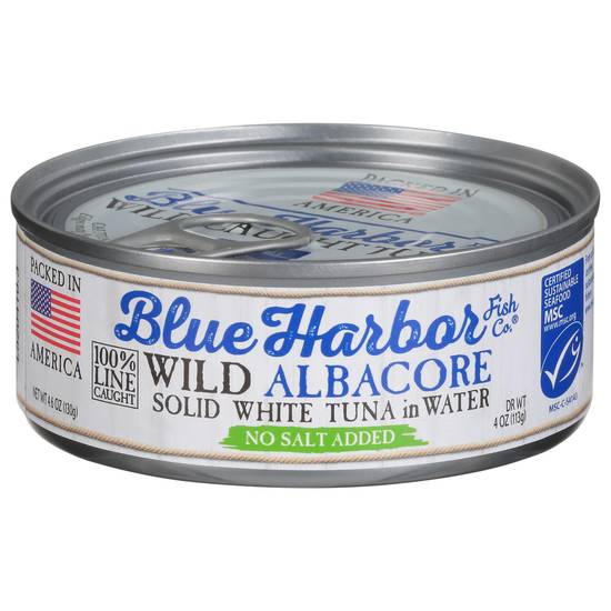 Blue Harbor Fish Co. Wild Albacore Solid White Tuna in Water
