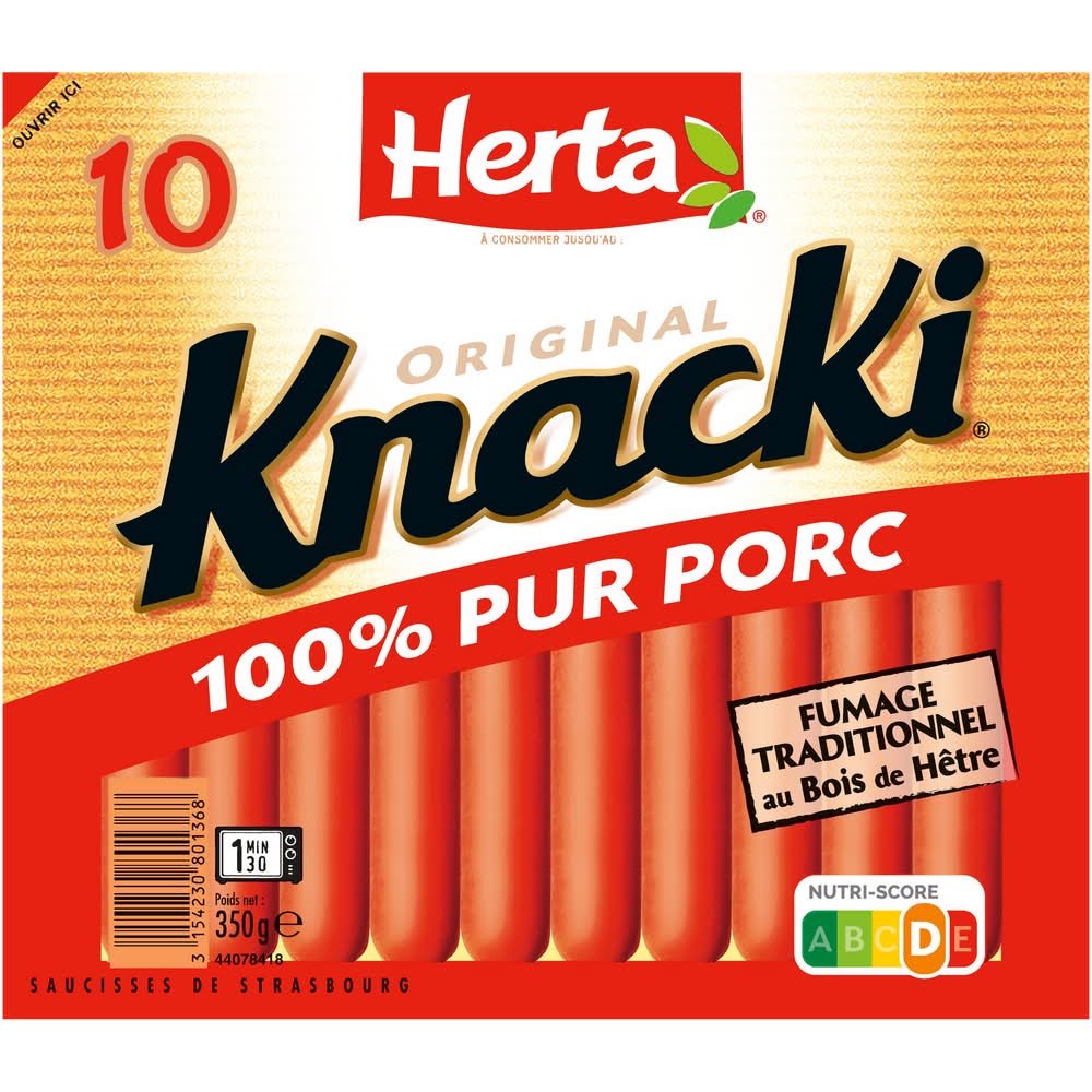 Herta - Original knacki saucisses 100% pur porc (10)