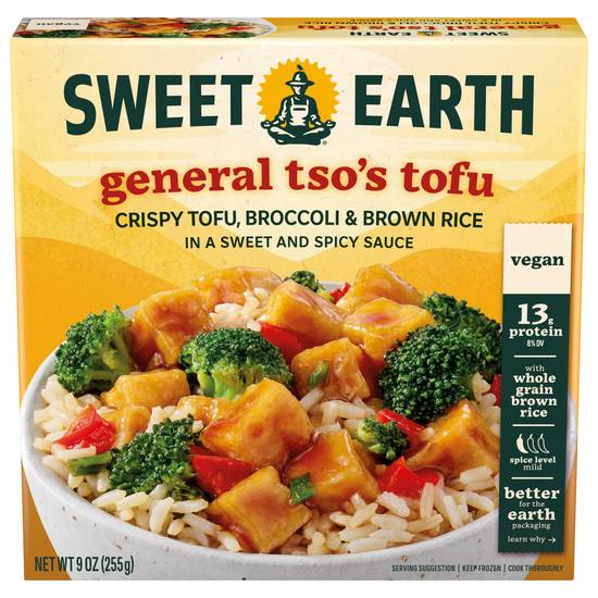 Sweet Earth General Tso's Tofu Vegan Meal