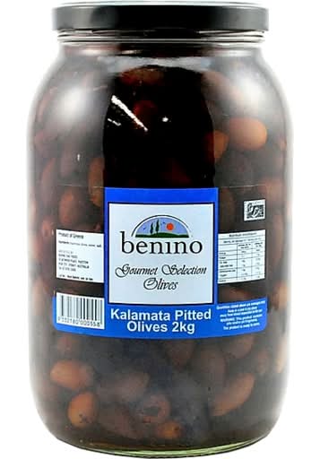Benino Kalamata Pitted Olives 2kg