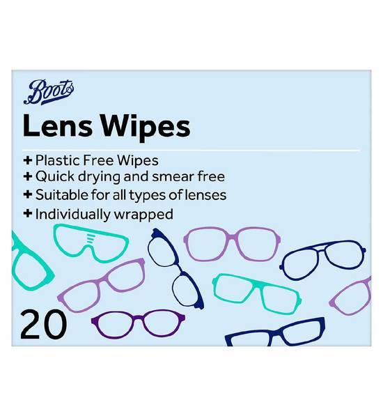 Boots Lens Wipes 20s
