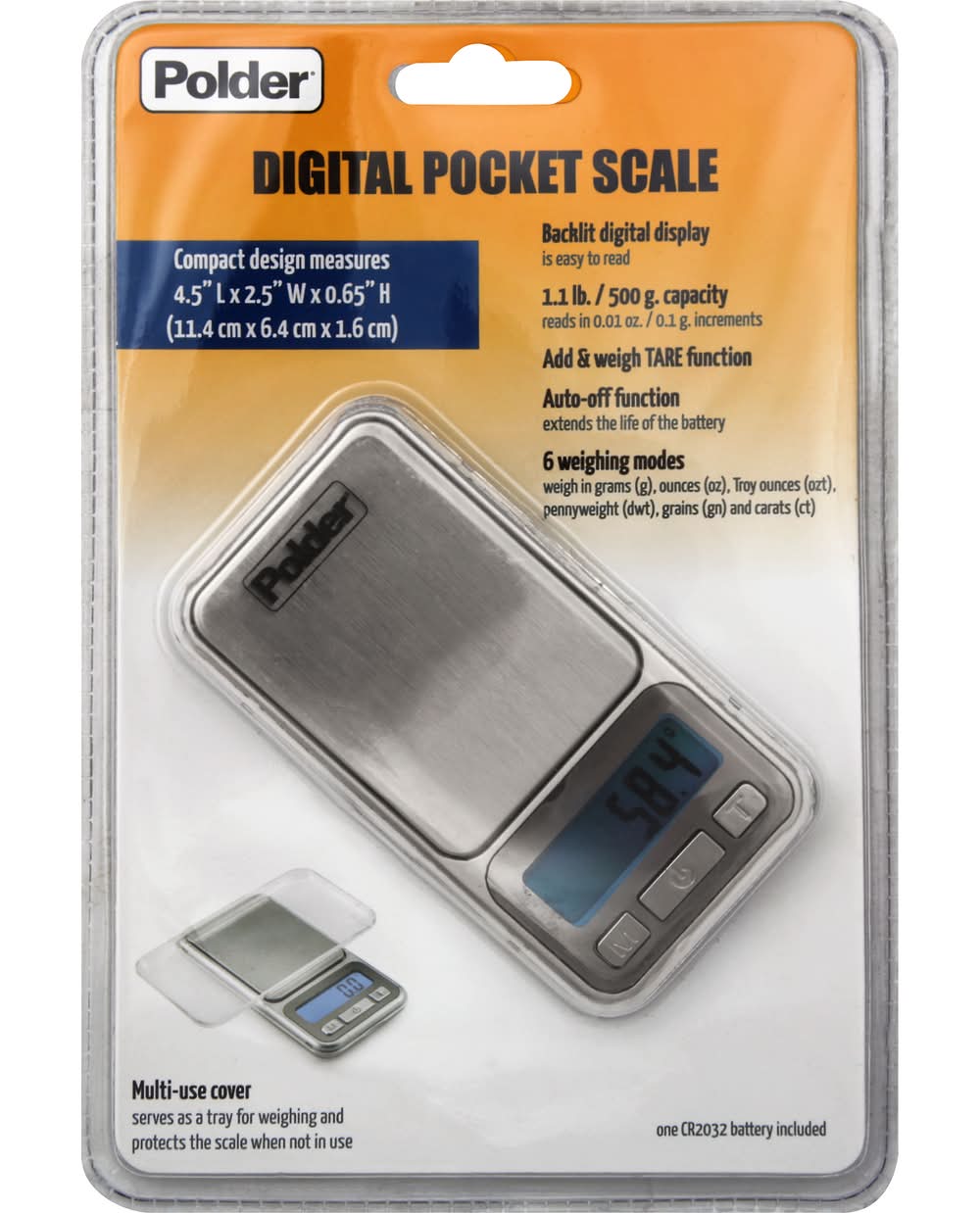 Polder Digital Pocket Scale
