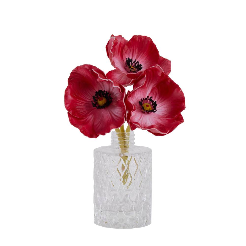 Nearly Natural 5.5-in Red Indoor Amaryllis Artificial Flower | P1946-LW