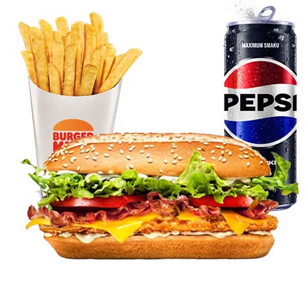 Bacon&Cheese Long Chicken Zestaw